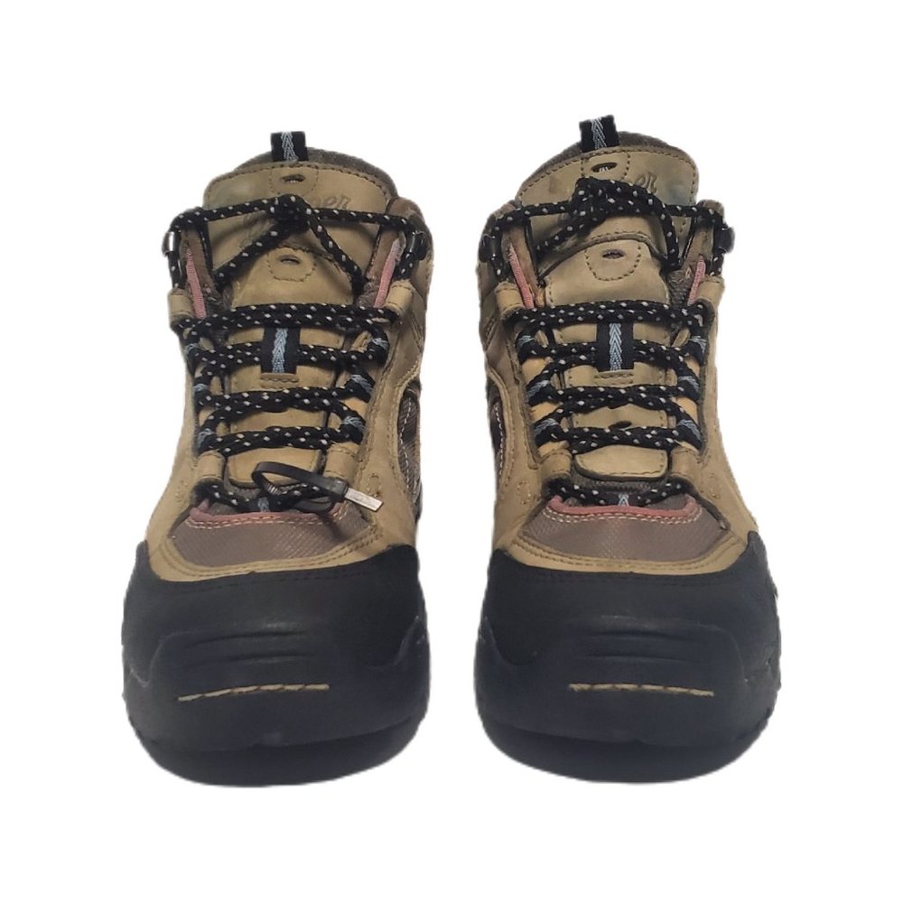 Danner Womens 7.5 Ankle Boot Tan Leather & Gortex Mesh Hiking - Picture 2 of 11